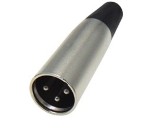 Picture of CANON Male 3P Cable Plug NICKEL JT-2077 (LZ110) JKG