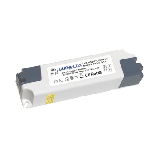 Picture of Τροφοδοτικό Πλαστικό 25W 12VDC IP20 145x38x22 130529