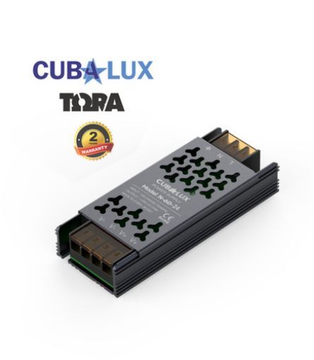 Picture of Τροφοδοτικό Μεταλλικό 60W 24VDC IP20 500054