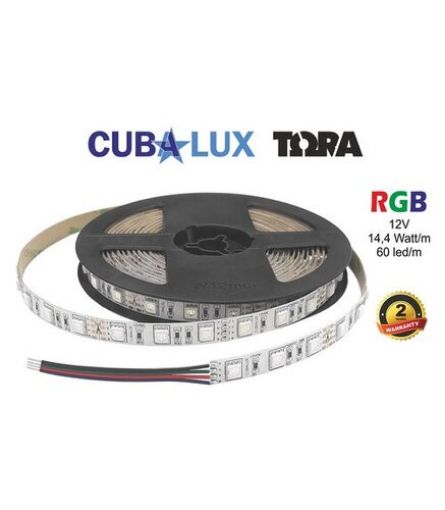 Εικόνα της Ταινία LED RGB 12V 14.4W/m IP20 500032