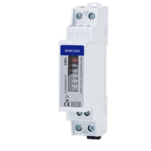 Εικόνα της SDM-120A Κιλοβατοωρόμετρο KWh Αναλογικό Ράγας 1Φ 32A EASTRON