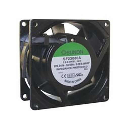 Picture of Fan 80x80x25mm 230VAC Ball Bearing, with cable SF23080AT-HBL