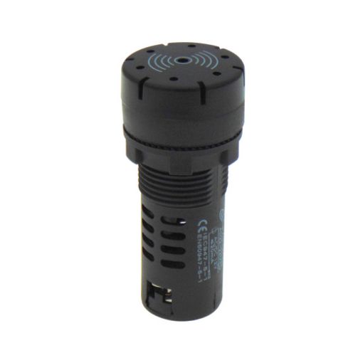 Picture of Buzzer Φ22 Panel 230VAC 80dB Black AD22-22MFD XND