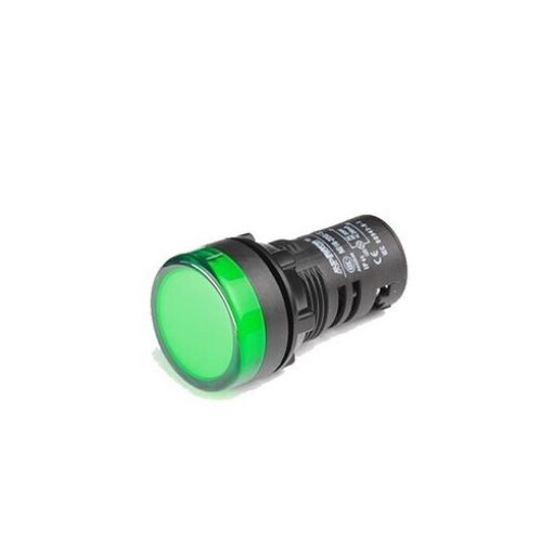 Εικόνα της Ενδεικτική Λυχνία Φ22 Πράσινη 230VAC LED PR022G