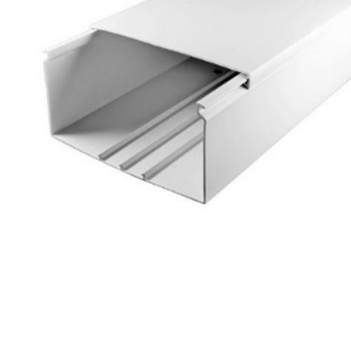 Εικόνα της Κανάλι 120x60mm Λευκό Κλειστού Τύπου