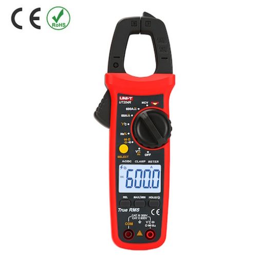 Picture of Digital Clamp Meter 600A AC/DC True RMS UT204R