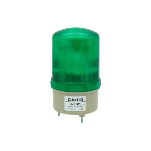 Picture of LED Beacon Green 24VDC&230VAC 155x85mm Multifunction C-1101 CNTD