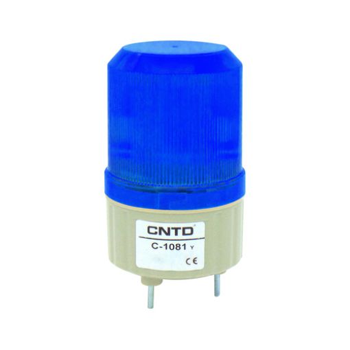 Picture of LED Beacon Blue 230VAC 160x85mm Rotary C-1101 CNTD
