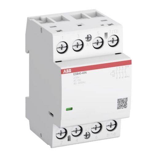 Picture of ESB40-40N 230VAC/DC Rail Mount Power Relay 4NO 40A