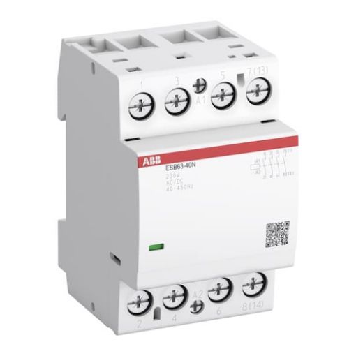 Picture of ESB63-40N 230VAC/DC Rail Mount Power Relay 4NO 63A