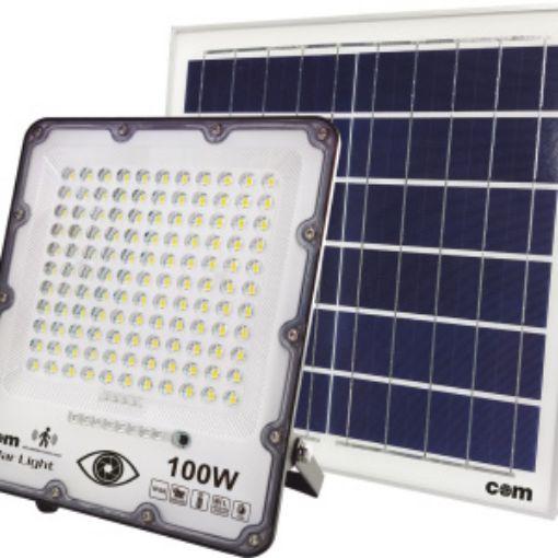 Εικόνα της Προβολέας Ηλιακός LED SMD 100W 6500K 20000lm Λευκός