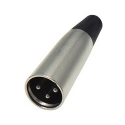 Εικόνα της Φις CANON Αρσενικό 3P Καλωδίου ΝΙΚΕΛ JT-2077 (LZ110) JKG