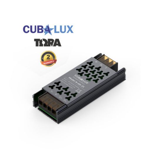 Εικόνα της Τροφοδοτικό Μεταλλικό 60W 24VDC IP20 500054