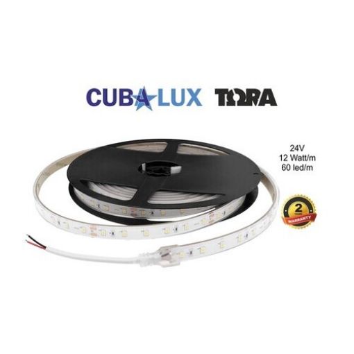 Εικόνα της Ταινία LED 24V 11.4W/m IP68 4000K 500086