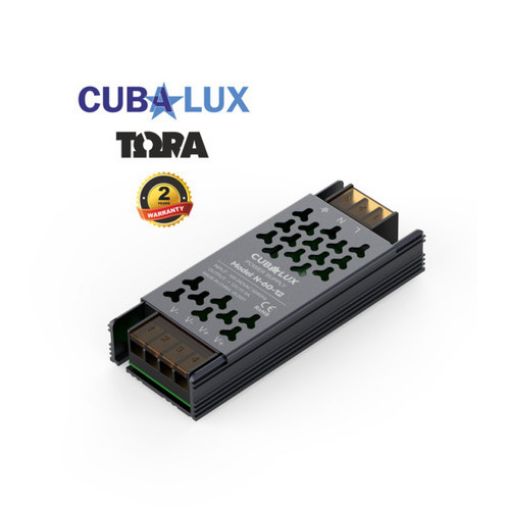 Εικόνα της Τροφοδοτικό Μεταλλικό 60W 12VDC IP20 500048