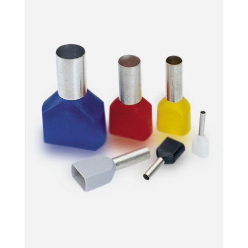 Εικόνα της Ακροχιτώνια Διπλά 2x10mm² Καφέ (100τμχ) APF/D-10,00