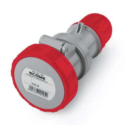 Εικόνα της 318.1646 Φις Θηλυκό 4P 16A 400V 6h IP67