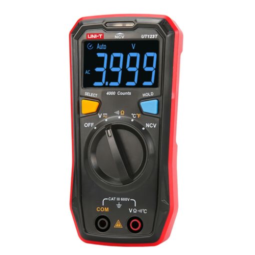 Εικόνα της Πολύμετρο Τσέπης Ψηφιακό 600VAC/DC UT123T