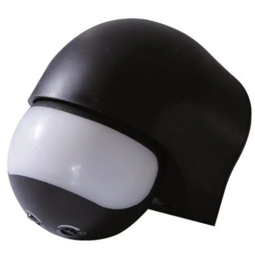 Picture of Wall Motion Detector 180° 400W Black IP44 147-02000