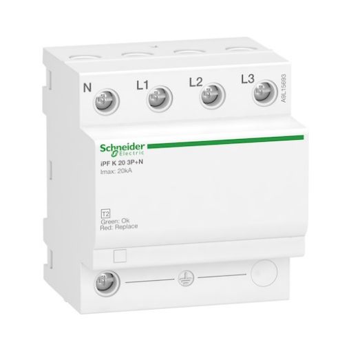 Εικόνα της A9L15693 Αντικεραυνικό Acti 9 IPF K 20 τύπου 2 3P+N - 340V