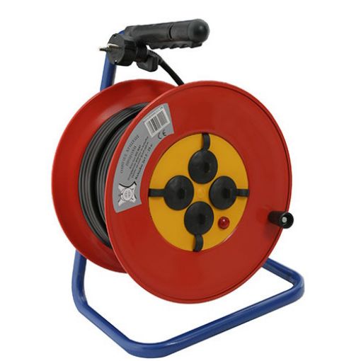 Picture of Cable Reel 25m 3G2.5 mm² Metal Small 23325