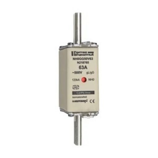 Εικόνα της NH0GG50V63 Ασφάλεια Μαχαιρωτή (BOX), NH0, 63A, gL/gG, 500V