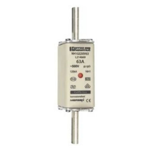Εικόνα της NH1GG50V63 Ασφάλεια Μαχαιρωτή (BOX), NH1, 63A, gL/gG 500V AC