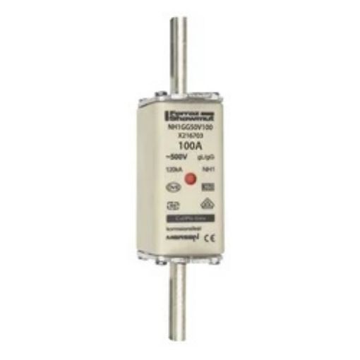 Εικόνα της NH1GG50V100 Ασφάλεια Μαχαιρωτή (BOX), NH1, 100A, gL/gG 500V AC