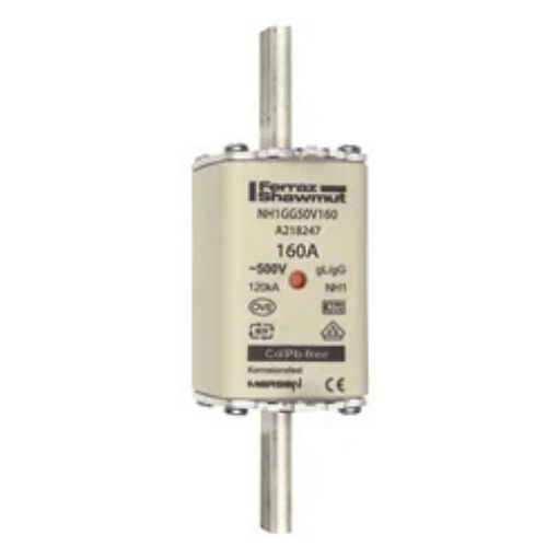 Εικόνα της NH1GG50V160 Ασφάλεια Μαχαιρωτή (BOX), NH1, 160A, gL/gG 500V AC