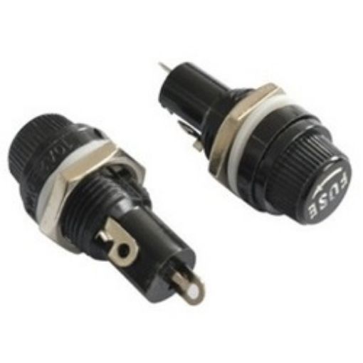 Picture of Fuse Holder Screw 5.2x20mm 10A, Φ13mm, S1056 SXG Black