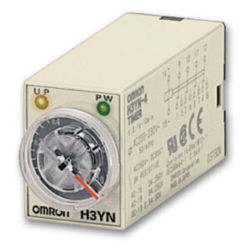 Picture of H3YN-2 24VDC Time Relay 8 flat feet (2 timers) 28x21.5mm