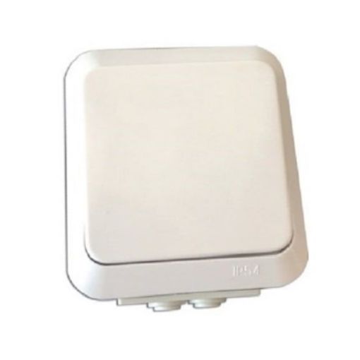 Picture of A/R Switch Wall Mounted Waterproof IP54 White AQUA