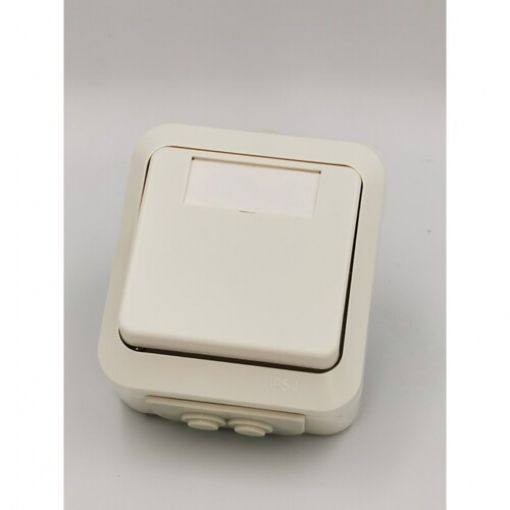 Picture of Inscription Button with Light 12V Wall Mount Waterproof IP54 White AQUA