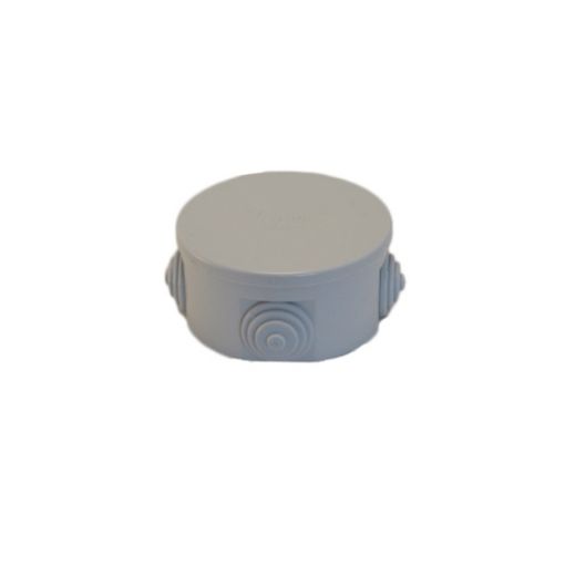 Picture of Junction Box Outdoor Gray Pressed Φ80x40mm IP54 32-21002-804