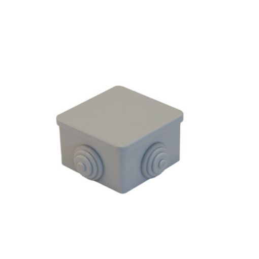 Picture of Junction Box Outdoor Grey Pressed 65x65x40mm IP54 32-21003-656