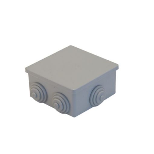 Picture of Junction Box Outdoor Grey Pressed 80x80x40mm IP54 32-21004-808