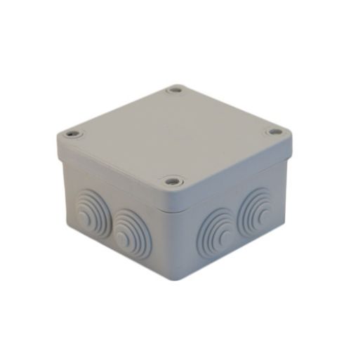 Picture of Junction Box Outdoor Gray Plastic Screw 100x100x50mm IP55 32-21009-100