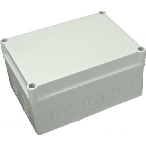 Picture of Junction Box Plastic Smooth 300x220x120mm IP55 S-BOX 616