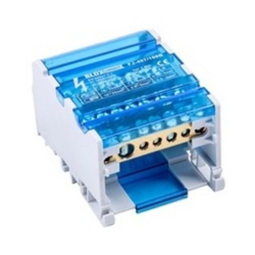 Picture of Distribution Block 4P 100A 7 Holes FJ407/100B