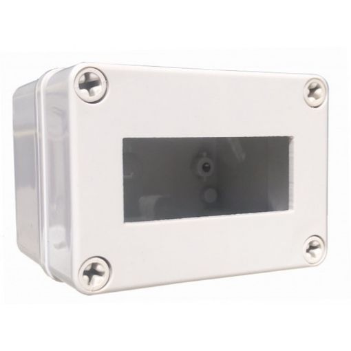 Picture of Plastic Box for 1 Electronic Thermostat Hole 71x29mm 80x110x85mm 050/08-1