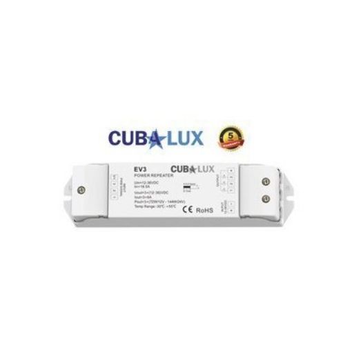 Εικόνα της Ενισχυτής σήματος για ταινίες led RGB/CCT 3x6A 5/36Vdc 130361