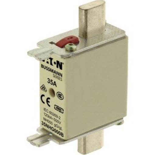 Εικόνα της 35NHG000B Ασφάλεια Μαχαιρωτή (BOX), NH000, 35A, gG/gL, 500V AC