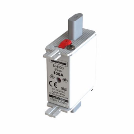 Εικόνα της 100NHG000B Ασφάλεια Μαχαιρωτή (BOX), NH000, 100A, gG/gL, 500V AC