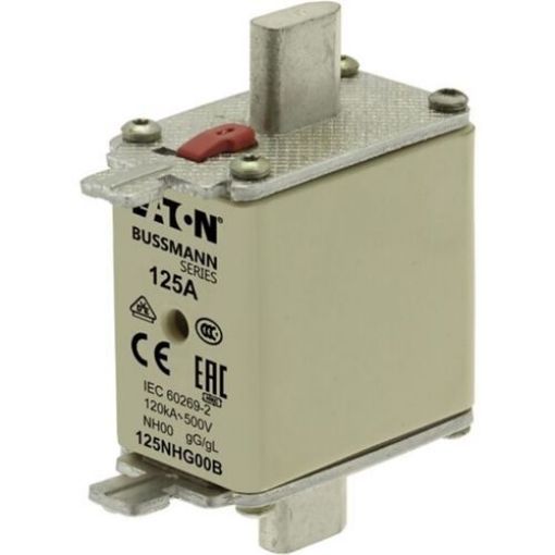 Εικόνα της 125NHG000B Ασφάλεια Μαχαιρωτή (BOX), NH00, 125A, gG/gL, 500V AC