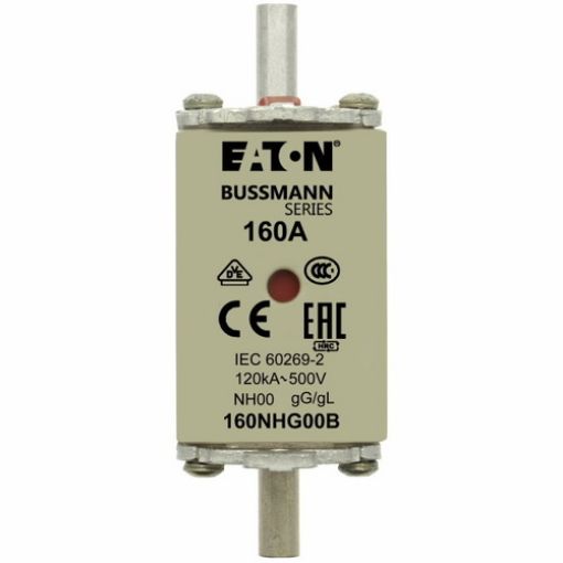 Εικόνα της 160NHG00B Ασφάλεια Μαχαιρωτή (BOX), NH00, 160A, gG/gL, 500V AC