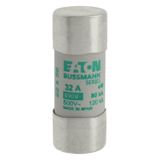 Εικόνα της C22M32 Ασφάλεια Κυλινδρική, 22x58mm, 32A, aM, 690V AC