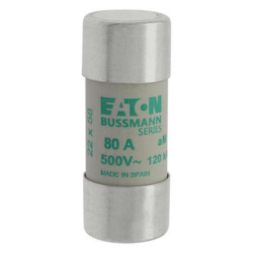 Εικόνα της C22M80 Ασφάλεια Κυλινδρική, 22x58mm, 80A, aM, 500V AC