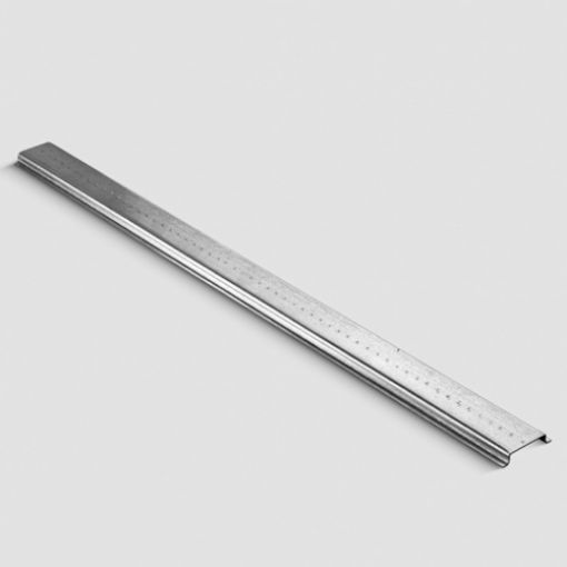 Εικόνα της Ράγα Ω Πίνακος Χαλύβδινη 35x7.5mm 2m Αδιάτρητη 21000310