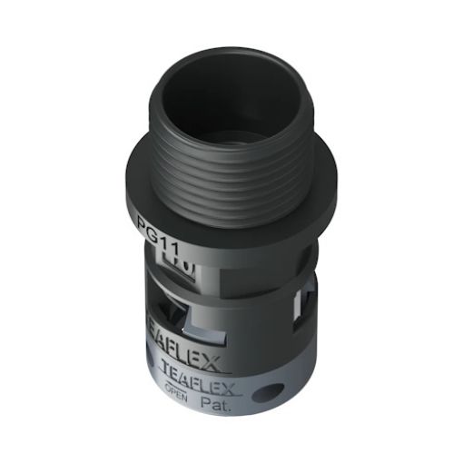 Picture of PG11 Connector for Φ10 Spiral Cable, IP66, Black, 6BSM10P11