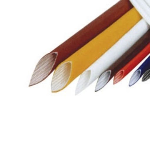 Picture of Fiberglass/Silicone Spaghetti Φ12 4000V Brown SRG-N W/R